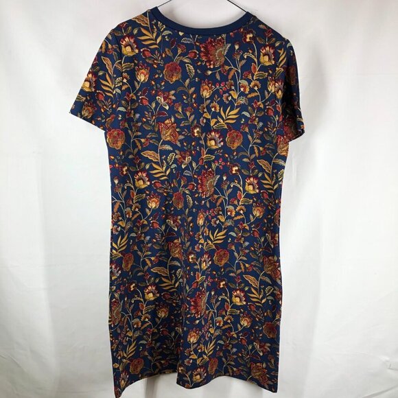 Appleseed's Petites Blue Floral Dress Size Petite Large - Picture 2 of 5